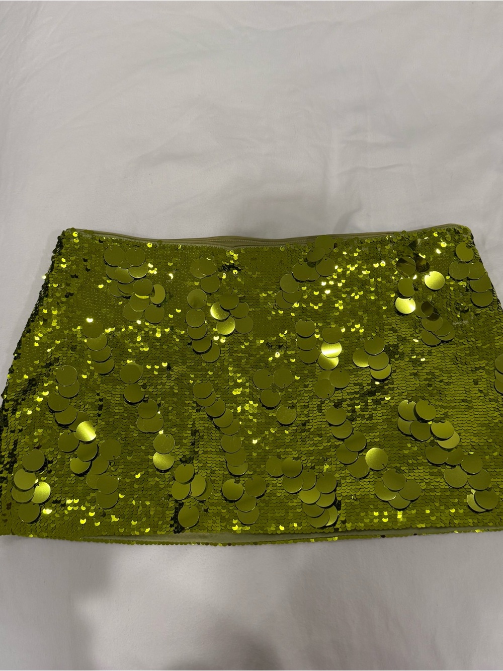 Guizio Green Sequin Micro Mini Skirt - Women